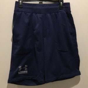 Under Armor navy blue athletic shorts